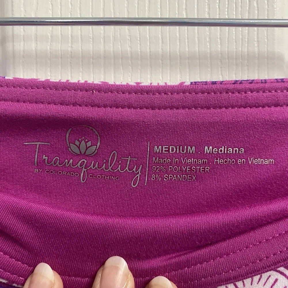 Tranquility by Colorado Clothing Women's Golf Skort‎ Pink/White/Purple Sz.M